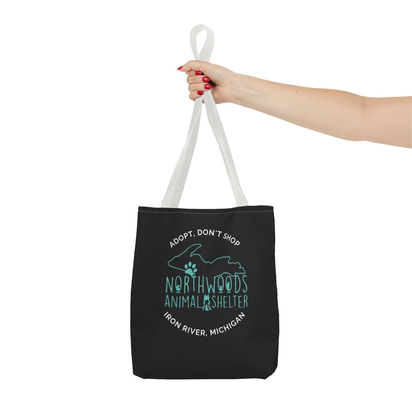 Northwoods Animal Shelter Tote Bag