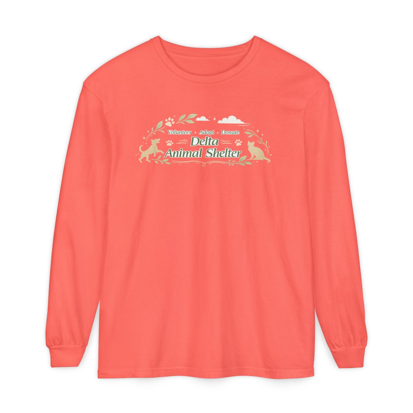 Delta Animal Shelter Long Sleeve "Eco" Collection Tee