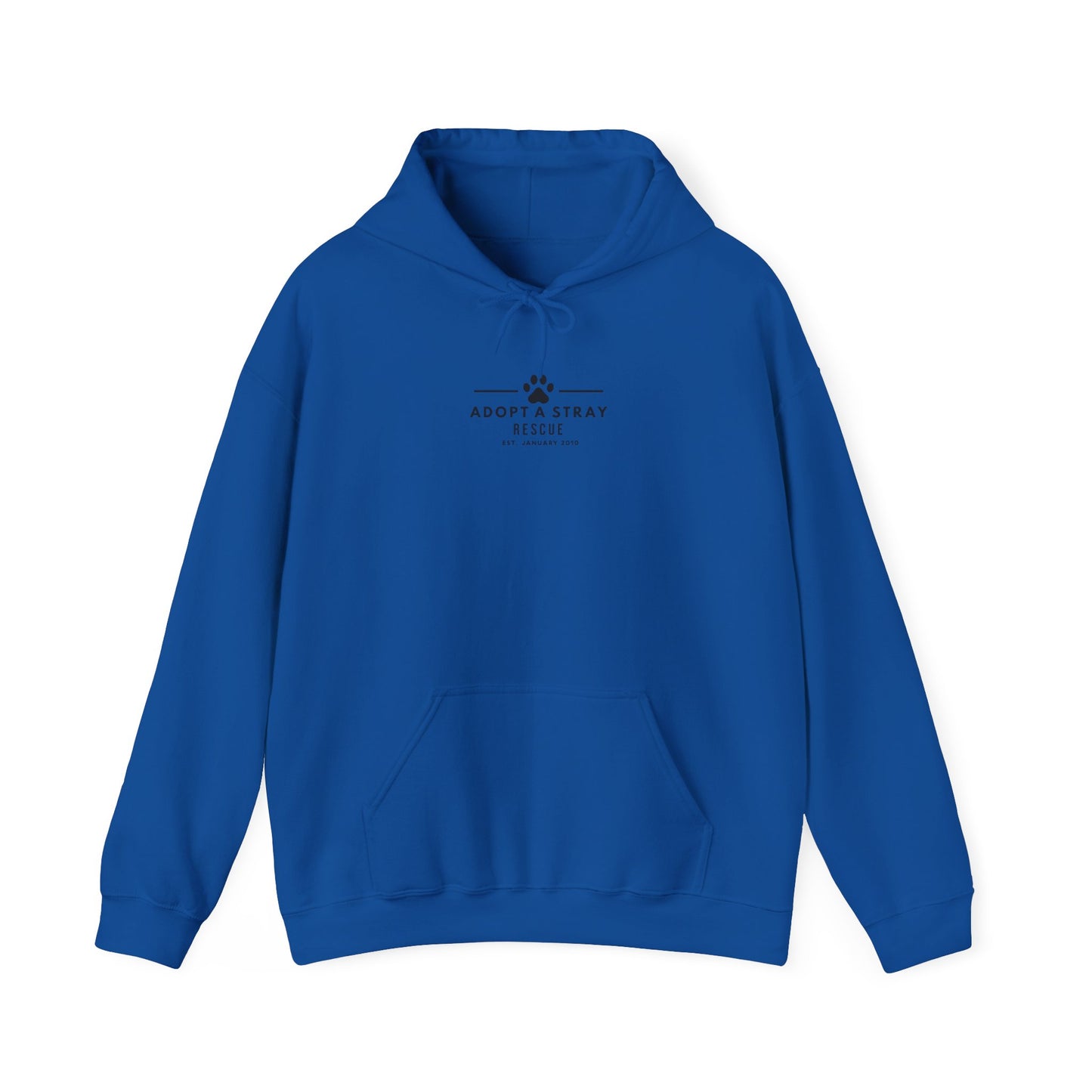 Adopt a Stray Rescue Hoodie — Animal Rescue Awareness Sweatshirt