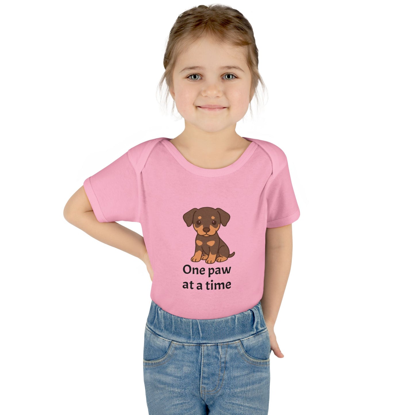 Doberman Rescue Adorable Baby Bodysuit
