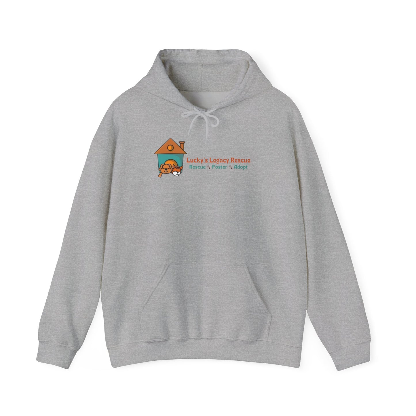 Lucky's Legacy Rescue Animal Rescue Logo Hoodie
