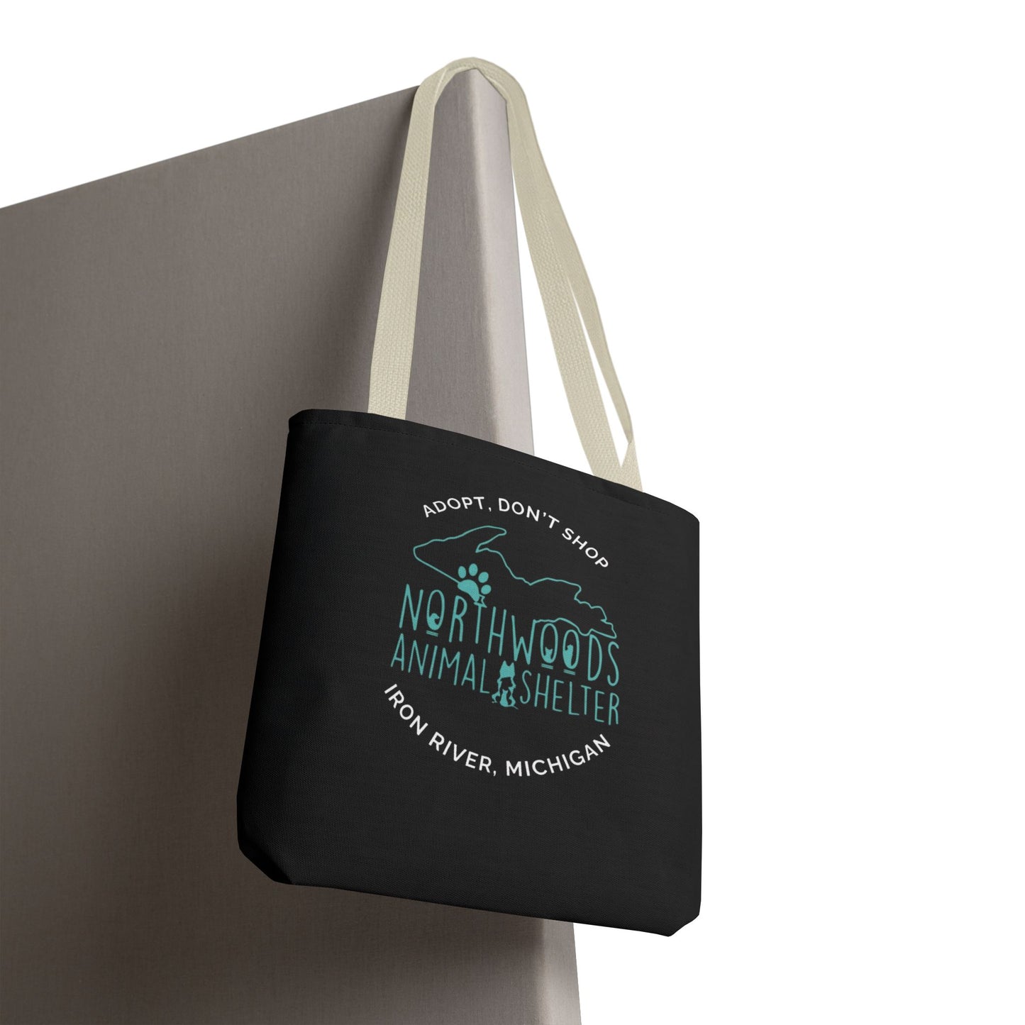 Northwoods Animal Shelter Tote Bag
