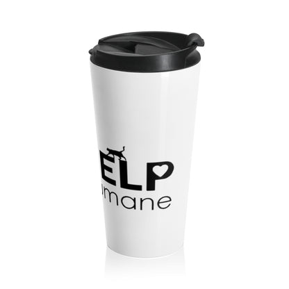 HELP Humane Society Logo Stainless Steel Travel Mug