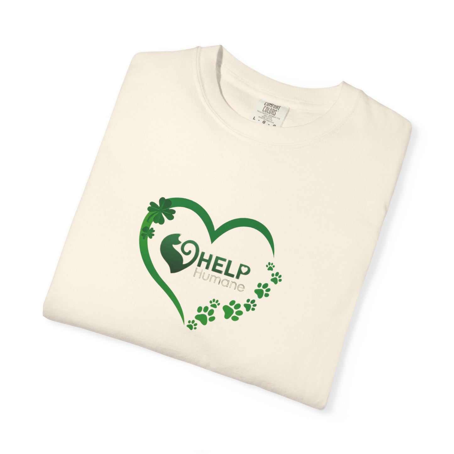 HELP Humane St. Patrick's Day T-Shirt - Heart and Paws