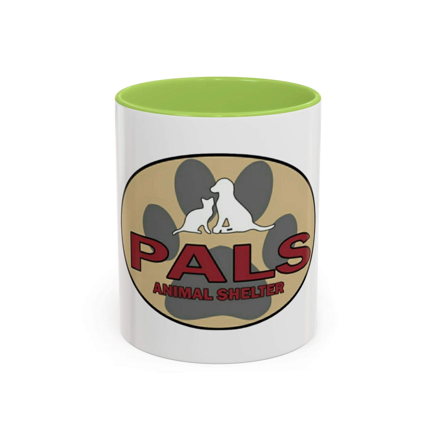 PALS Animal Shelter Coffee Mug – Paw Print Rescue Supporter 11/15oz