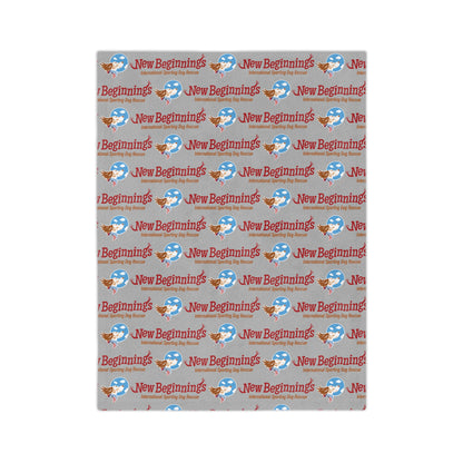 New Beginnings Rescue Velveteen Microfiber Blanket