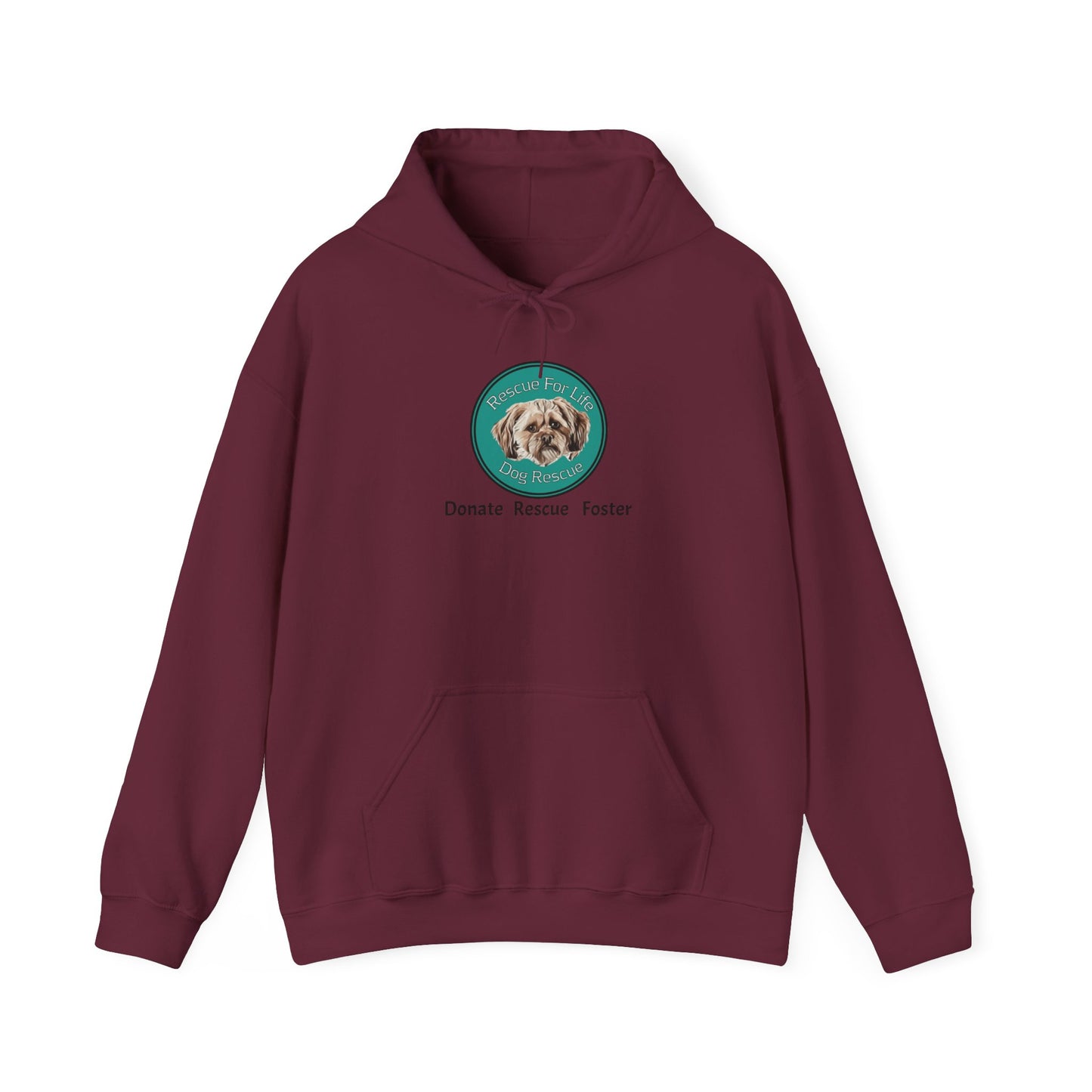 Rescue for Life "Donate Rescue Foster" Hoodie