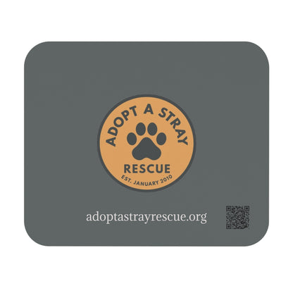 Adopt A Stray Rescue Logo Mouse Pad — Nonprofit Fundraiser