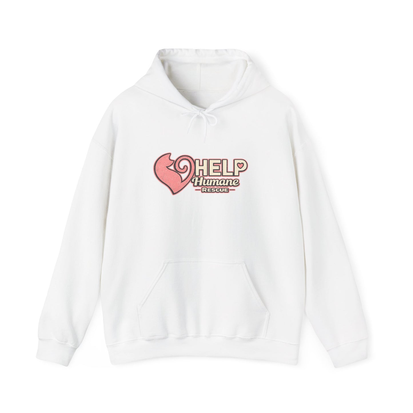 NEW! Retro Style Help Humane Fundraising Hoodie