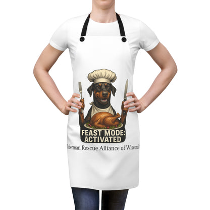 Doberman Rescue Chef Apron - Feast Mode Activated