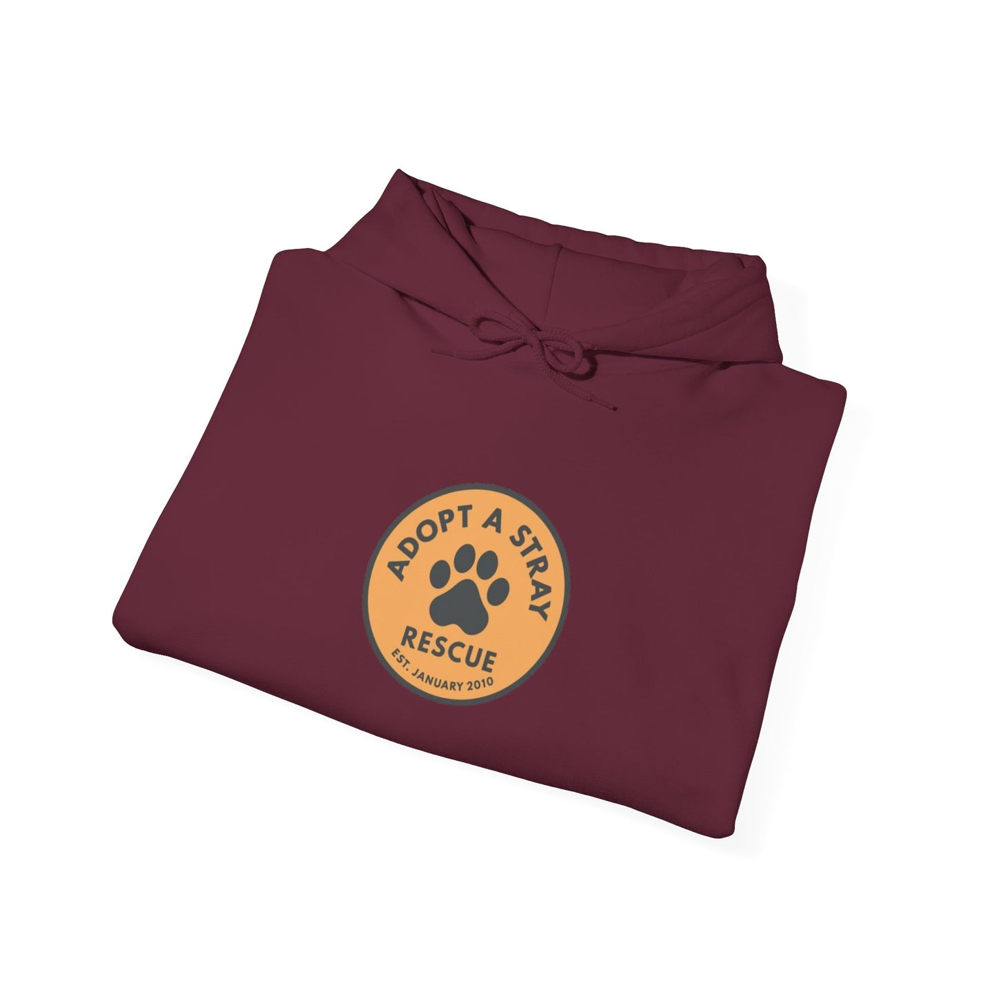 Adopt a Shelter Rescue Hoodie — Paw Print Animal Rescue Support Sweatshirt