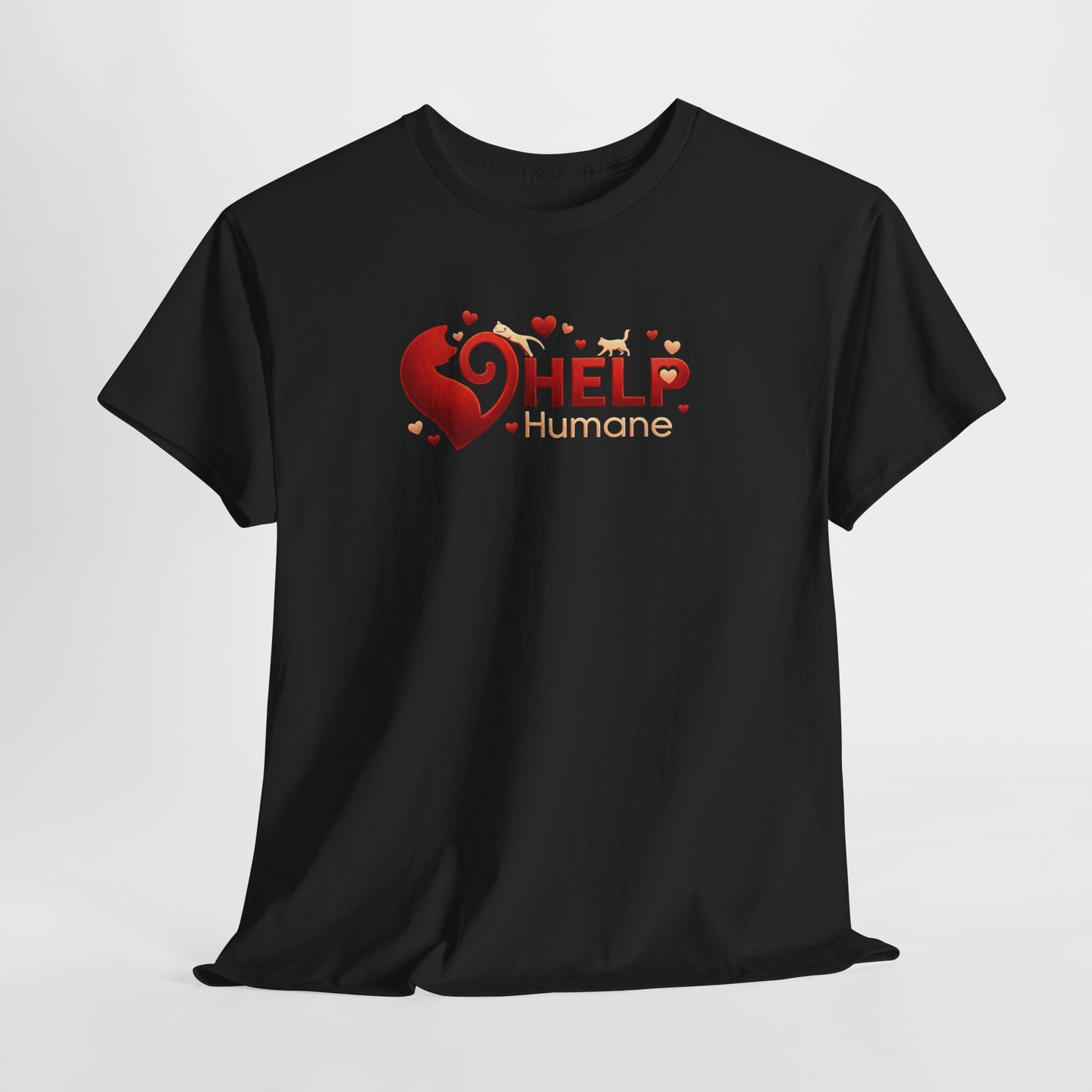 Help Humane Loving Heart T-Shirt