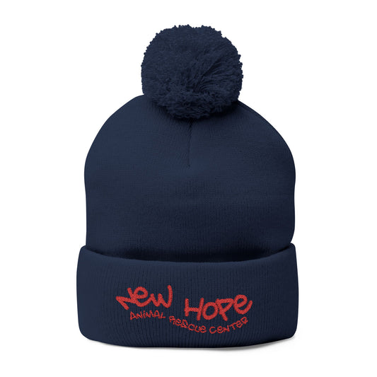New Hope Knit Winter Hat Embroidered