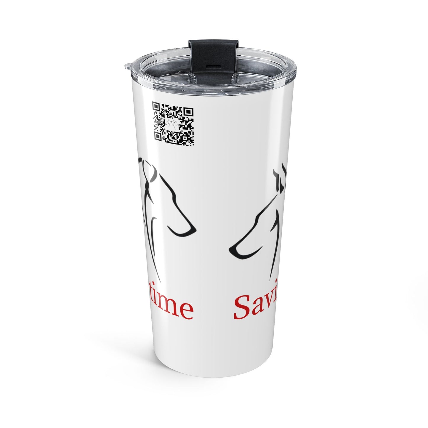 Doberman Rescue 20oz Tumbler - Saving one paw at a time