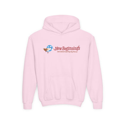 Youth Hoodie - "New Beginnings" Inspirational Logo Pullover