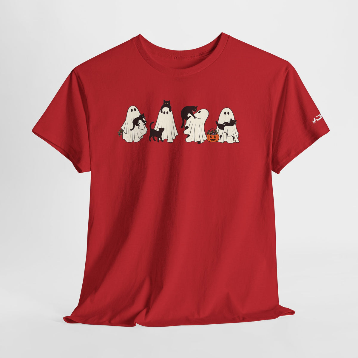 Delta Animal Shelter Cute Ghost Cats Halloween T‑Shirt