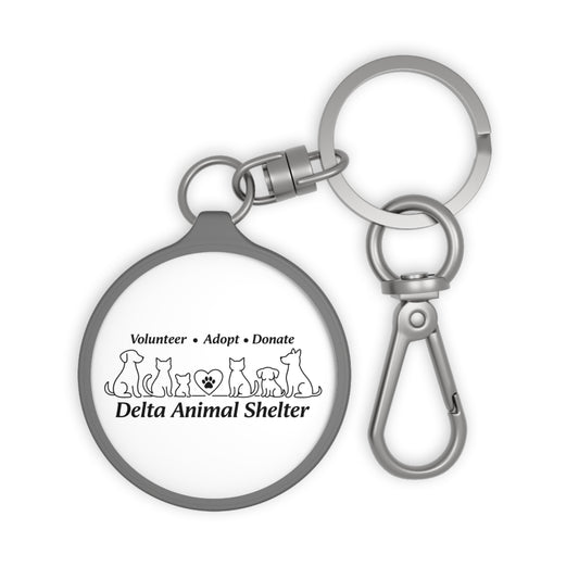 Delta Animal Shelter Keyring all the Animals