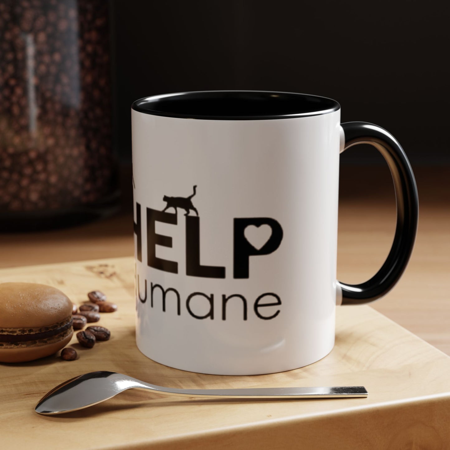 HELP Humane Society Coffee Mug — Donate & Support Pet Rescue (11/15oz)