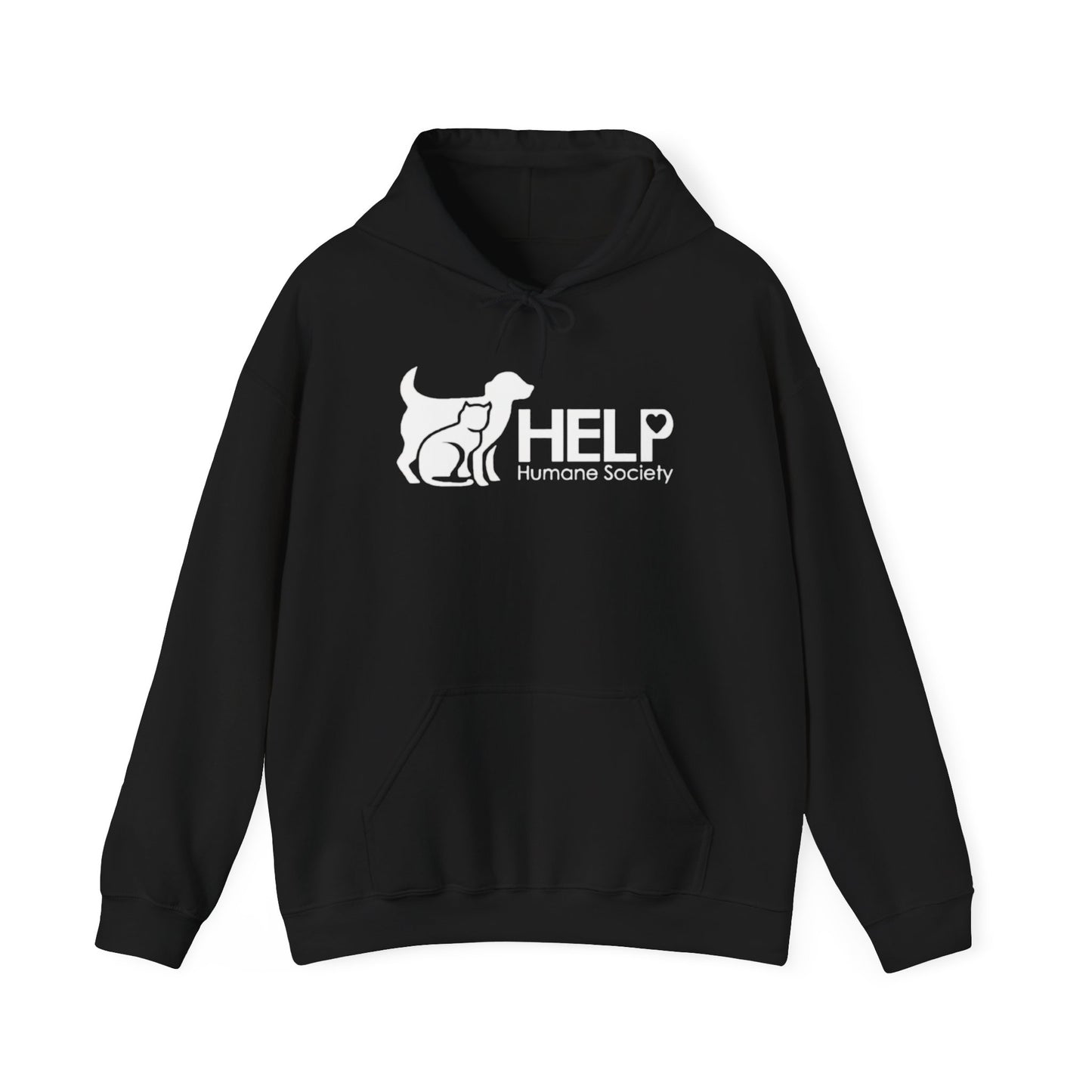 HELP Humane Society White Logo - Fundraising Hoodie