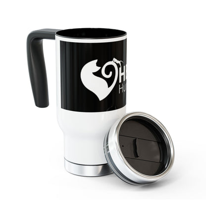 Help Humane Society 14oz Stainless Steel Travel Mug with Handle