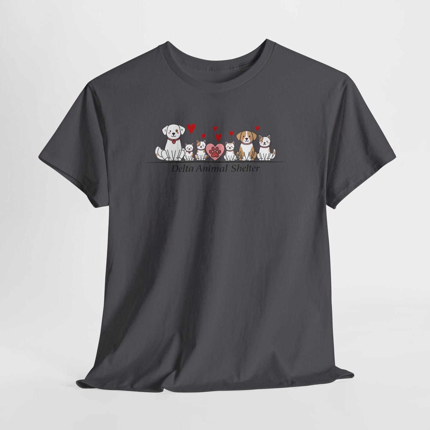 Delta Animal Shelter Paw Print Tee — Valentine's Day