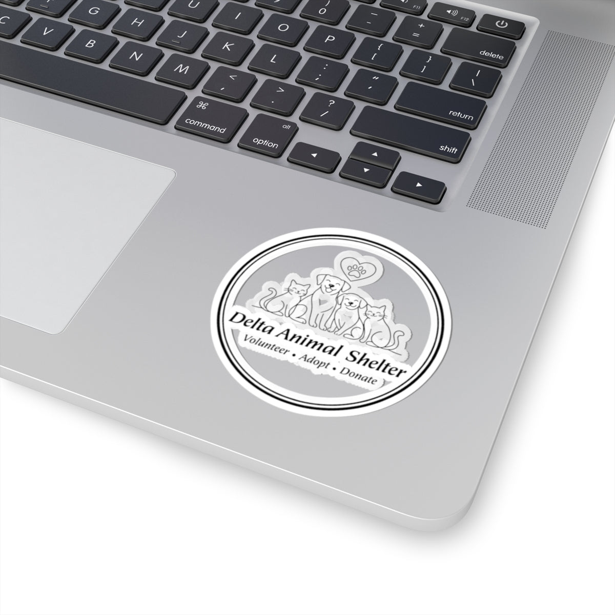 Delta Animal Shelter Badge Sticker