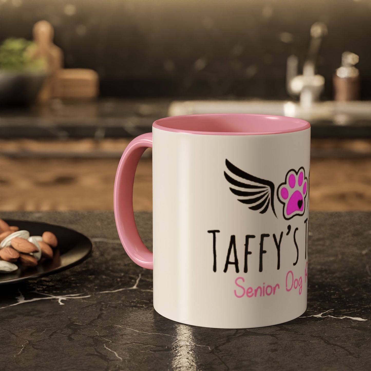 Taffy's Touch Senior Dog Rescue Mug — Colorful 11oz/15oz