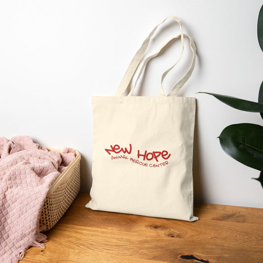 New Hope Animal Rescue Center Canvas Tote Bag — Eco-Friendly Reusable Grocery & Market Bag