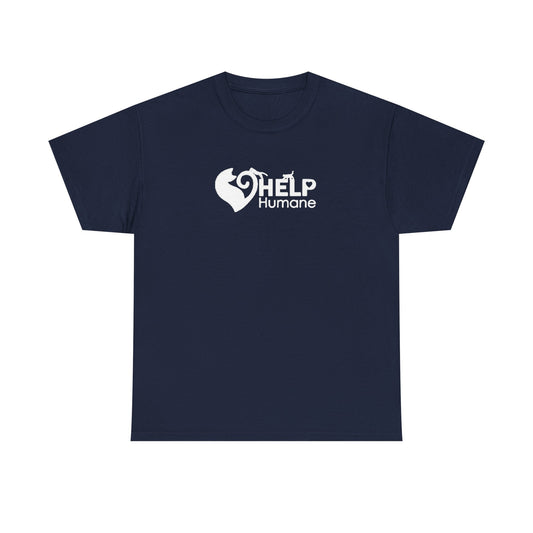 Help Humane Navy Unisex Heavy Cotton Tee