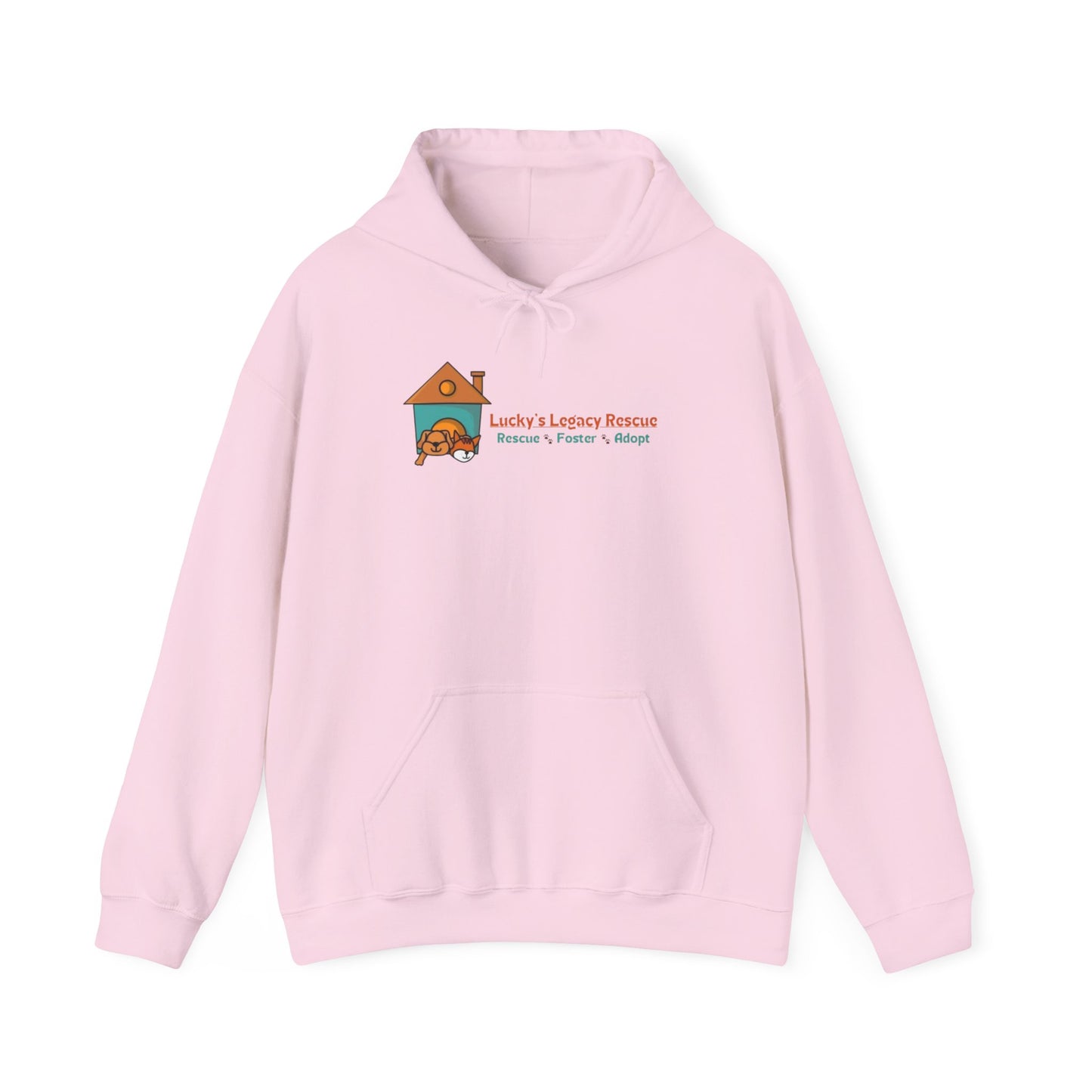 Lucky's Legacy Rescue Animal Rescue Logo Hoodie