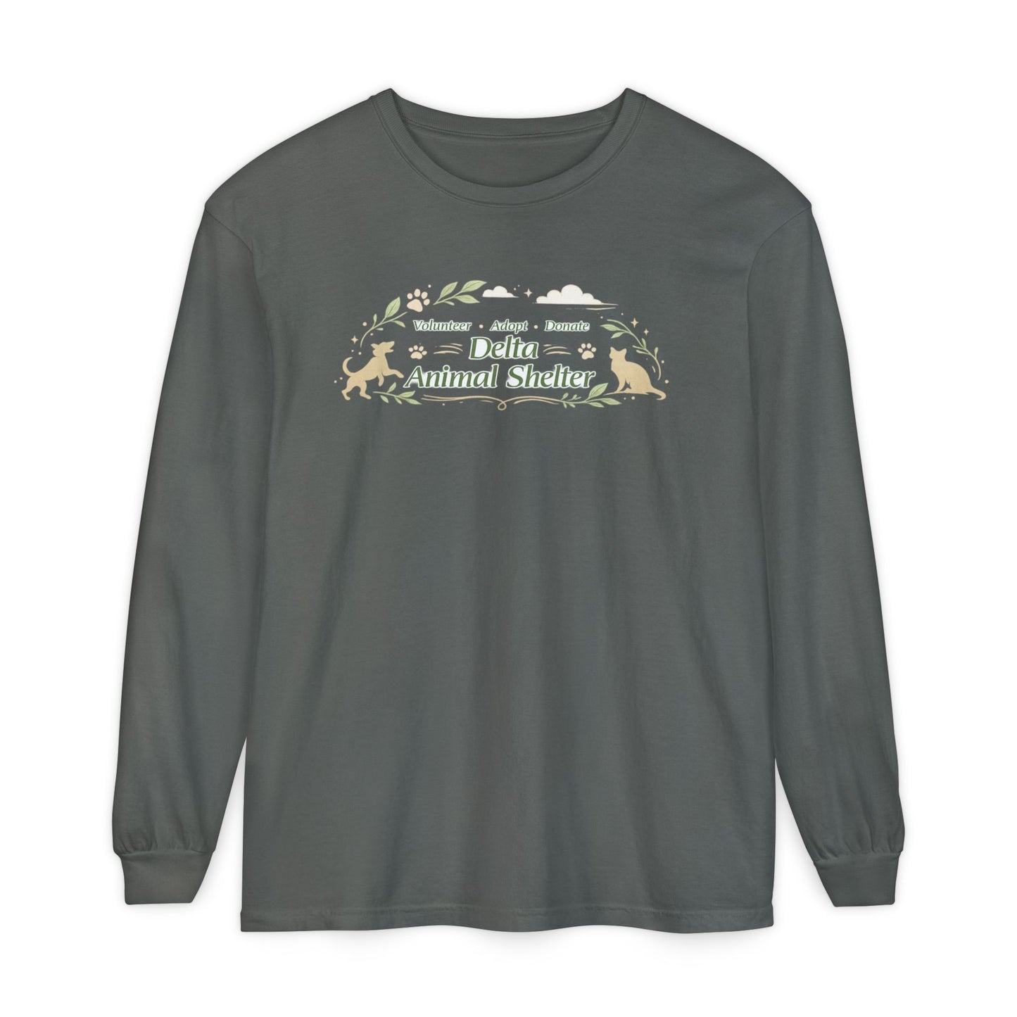 Delta Animal Shelter Long Sleeve "Eco Style" Collection Tee (Internal)