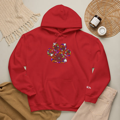 Delta Animal Shelter Spooky Paw Print Hoodie