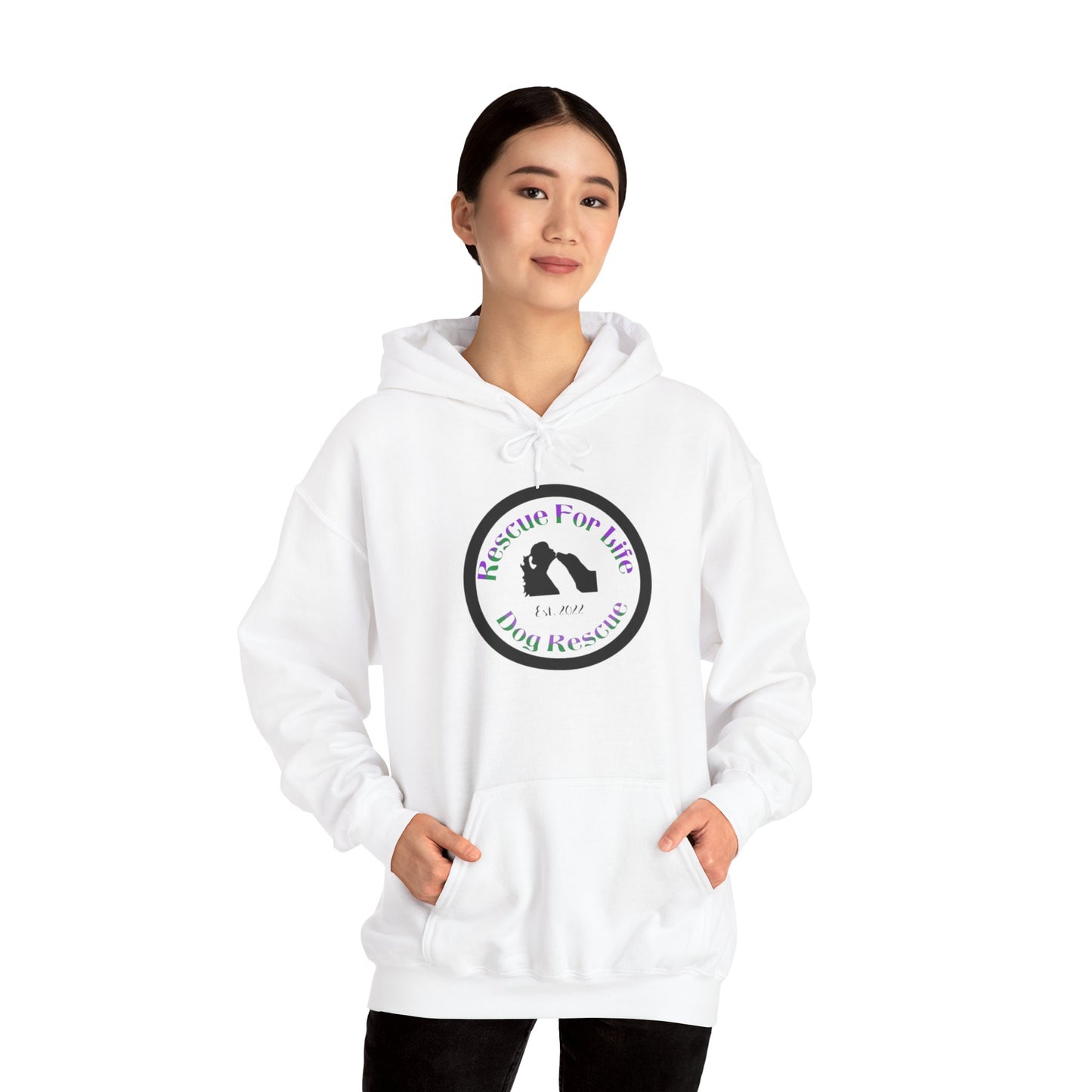 Rescue for Life Classic Style Logo — Est. 2022 Hoodie