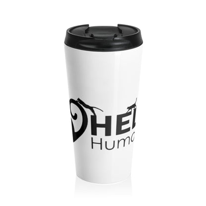 HELP Humane Society Logo Stainless Steel Travel Mug