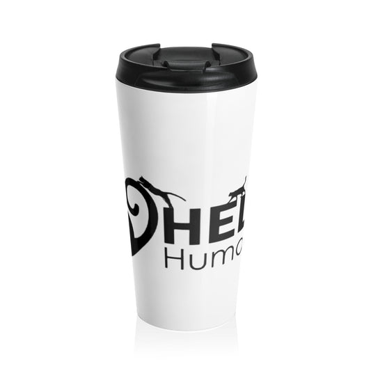 HELP Humane Society Logo Stainless Steel Travel Mug
