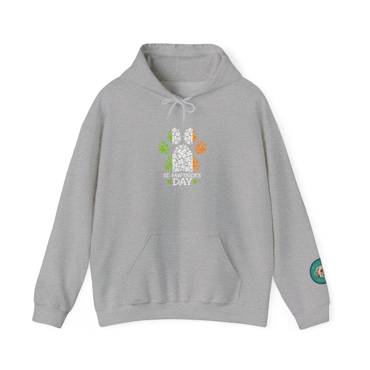 Rescue for Life St. Paw-trick's Day Hoodie