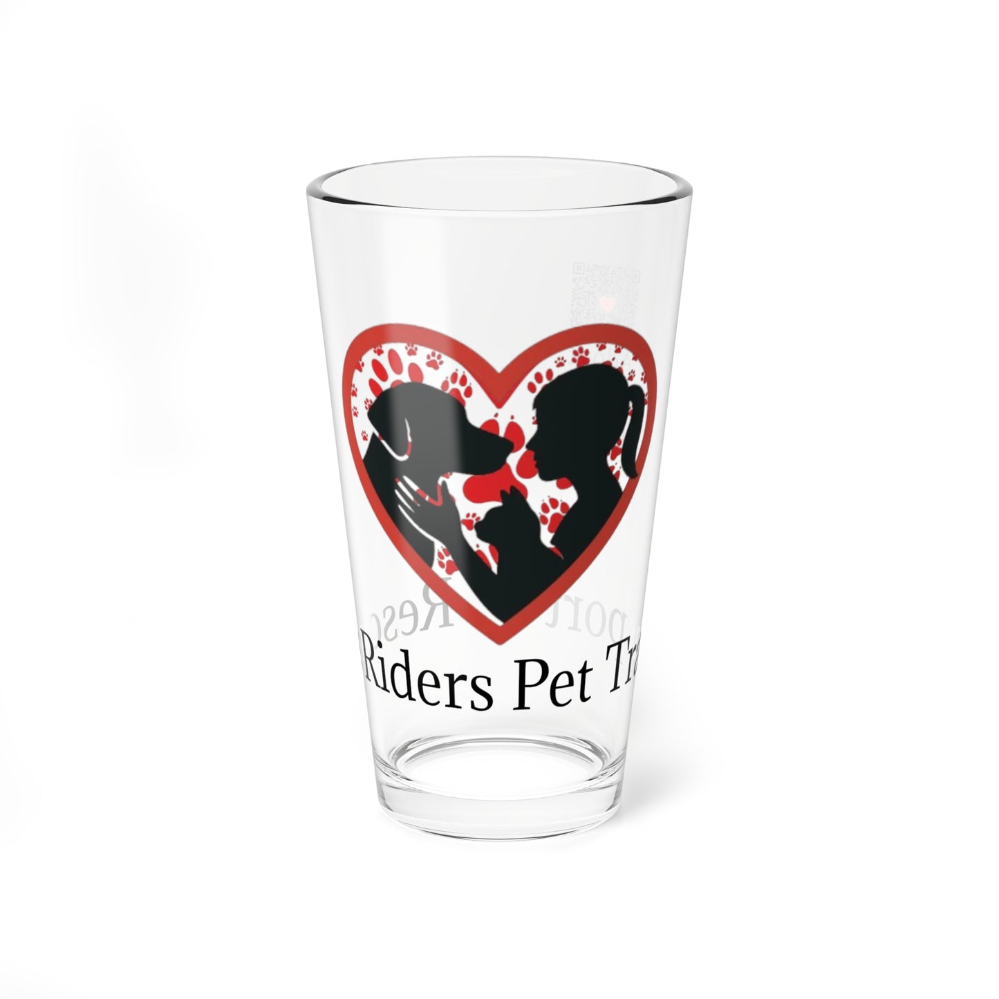 Rescue Rider Mixing Glass - 16oz Dog Lover Drinkware