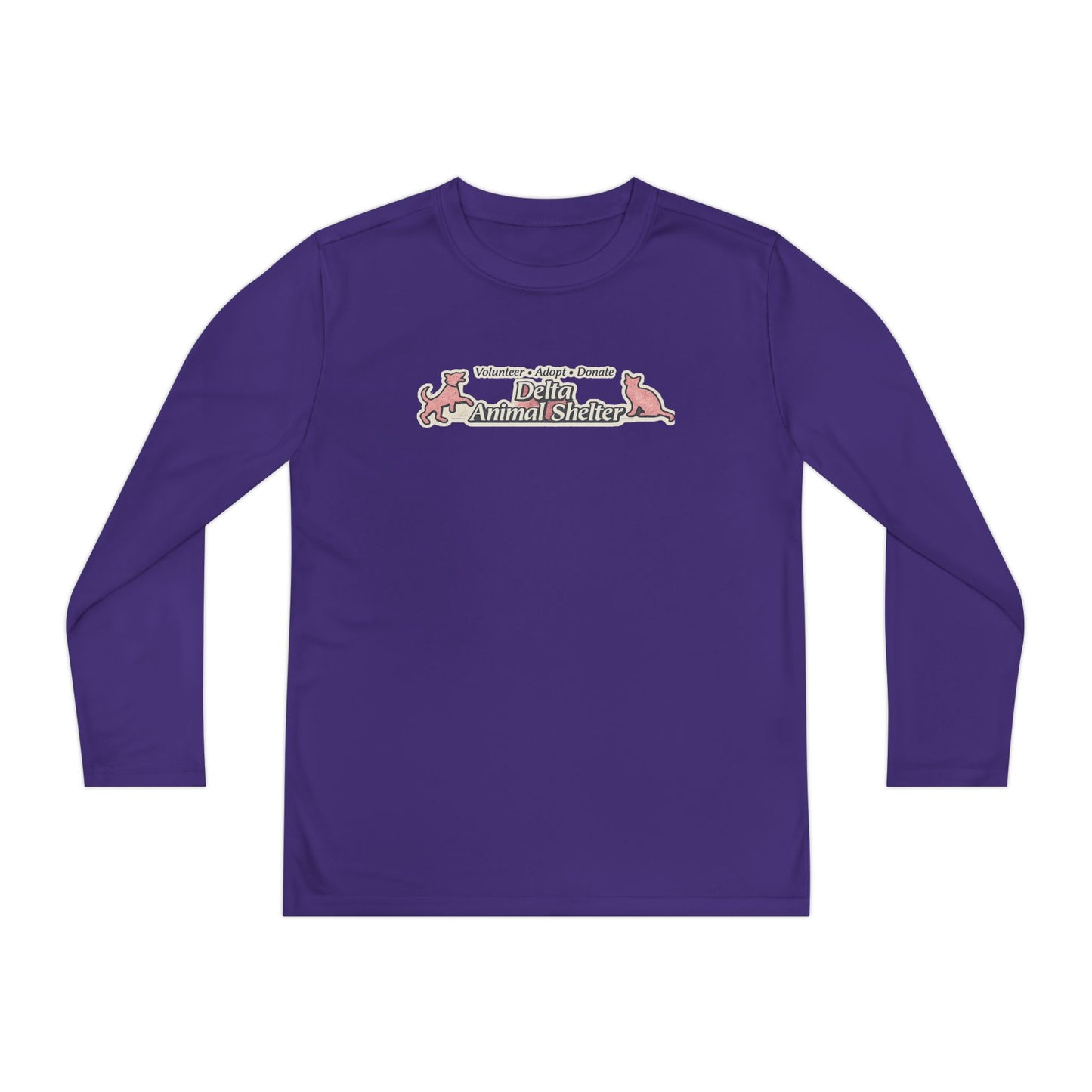 Youth Long Sleeve Delta Animal Shelter "Retro" Collection