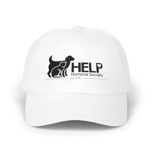 HELP Humane Society Dog Logo Cap – Rescue Awareness Embroidered Hat