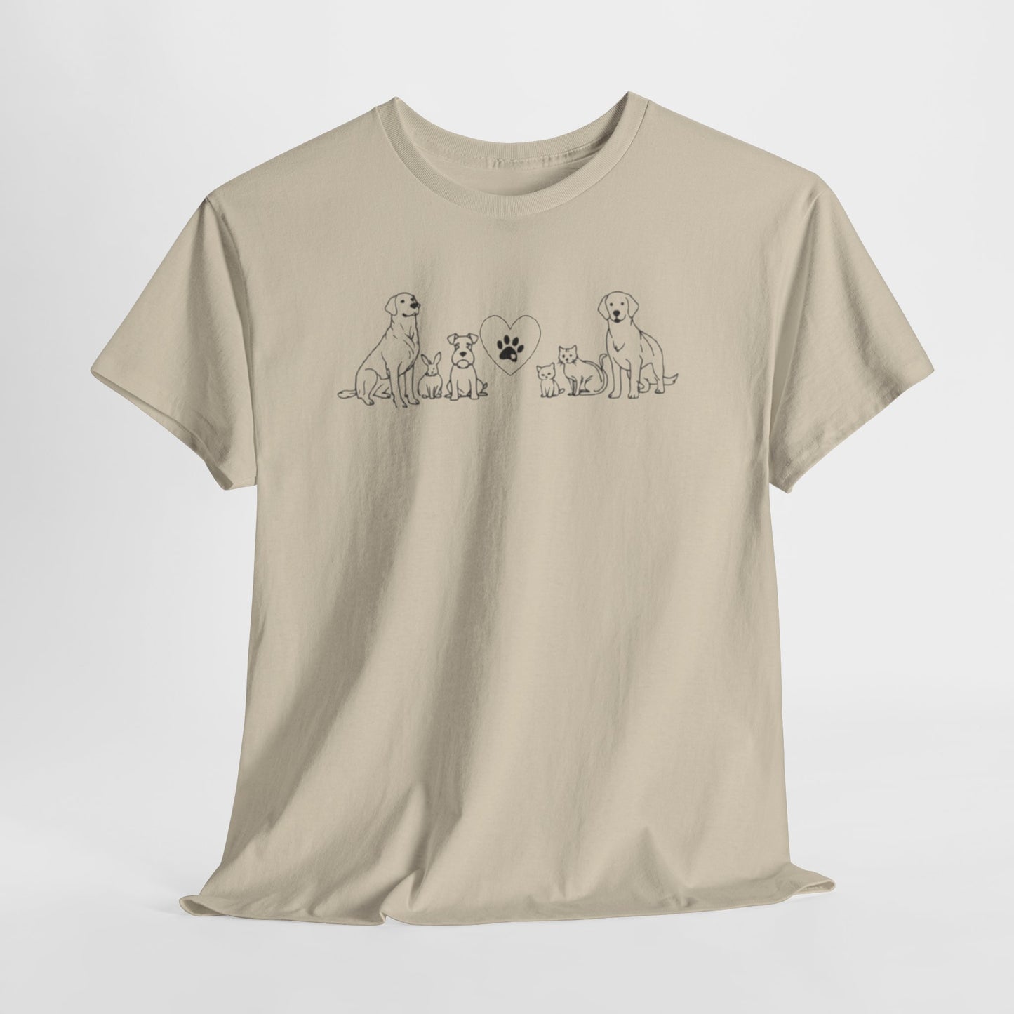 Delta Animal Shelter "Line Art" Collection - Logo on Back