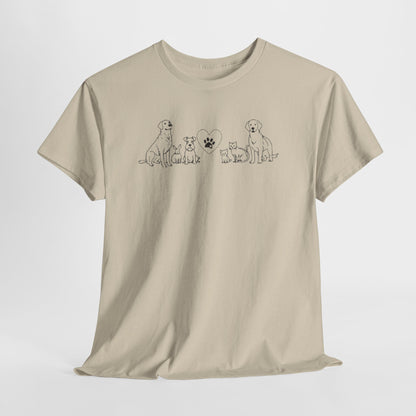 Delta Animal Shelter "Line Art" Collection - Logo on Back