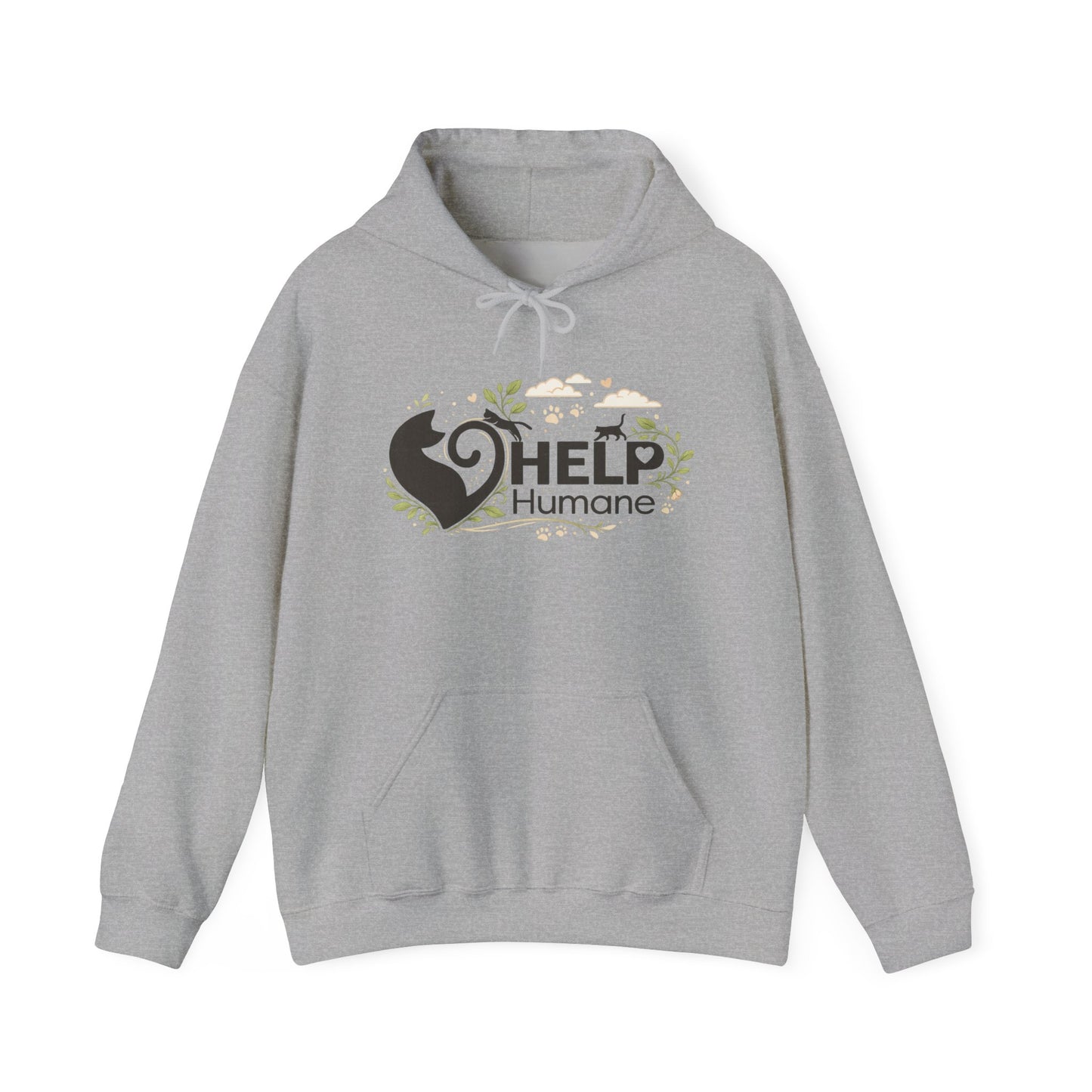 NEW! Eco Style Help Humane Logo Hoodie