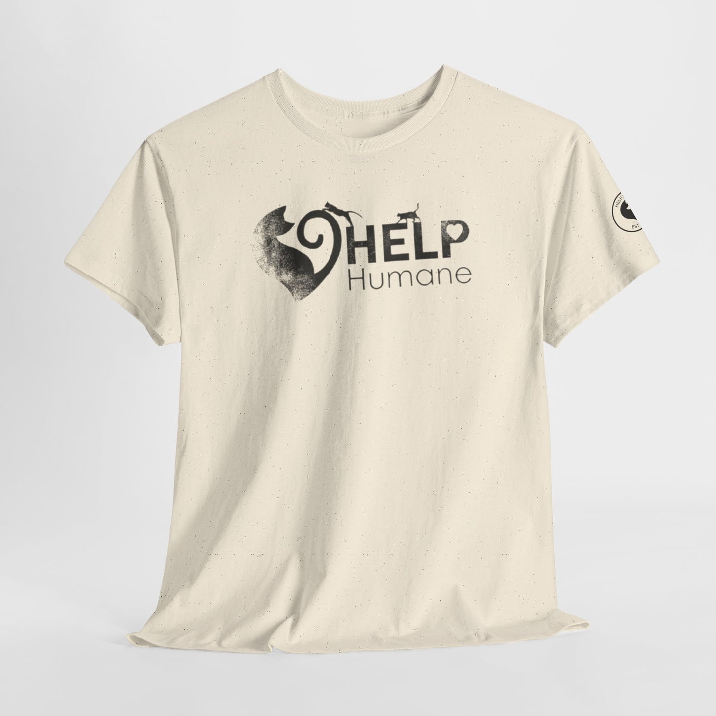 HELP Humane "Stamped Used Look Logo" with Side Patch