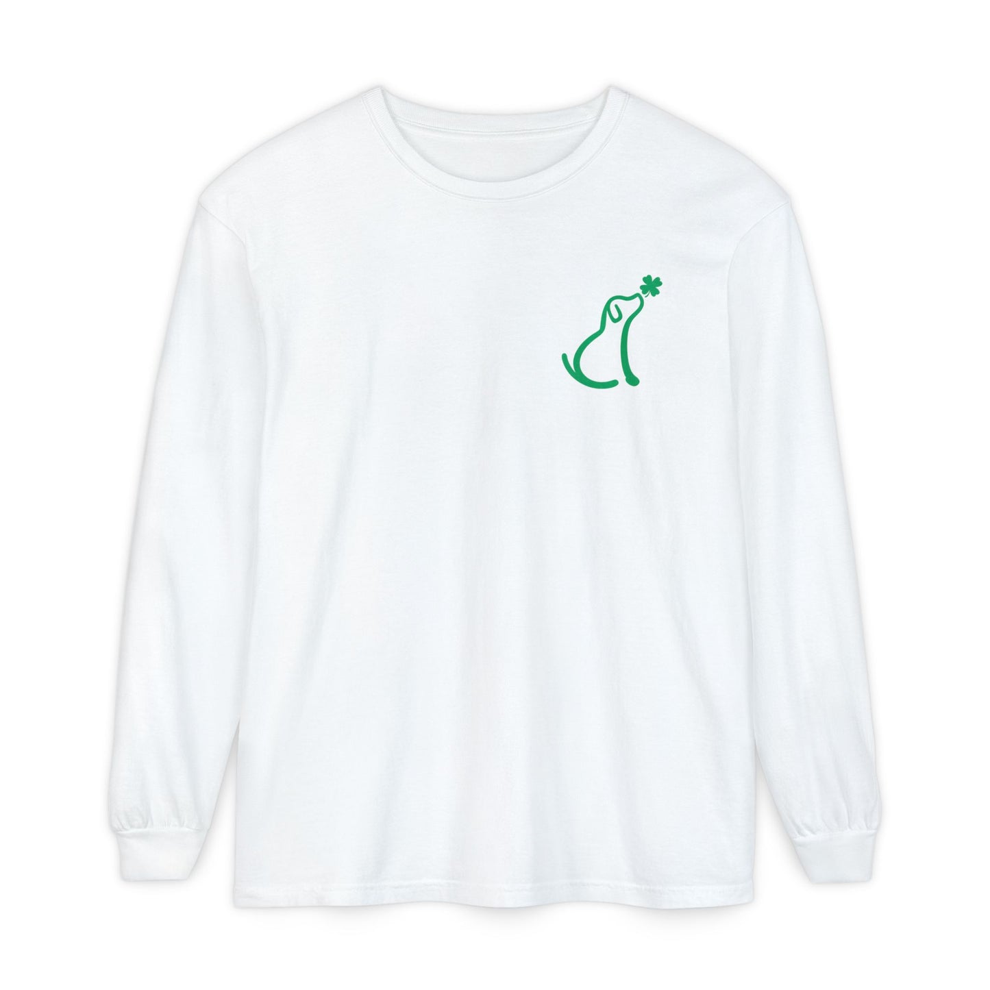 Delta Animal Shelter Long Sleeve St. Patrick's Day Green Dog