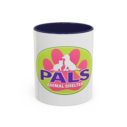 PALS Animal Shelter Accent Coffee Mug – 11/15oz Pet Rescue Logo Mug