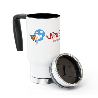 New Beginnings Travel Mug — 14oz Stainless Steel with Handle