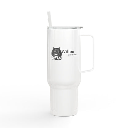 Wilton Owl Engraved Insulated Tumbler - 40oz Travel Mug
