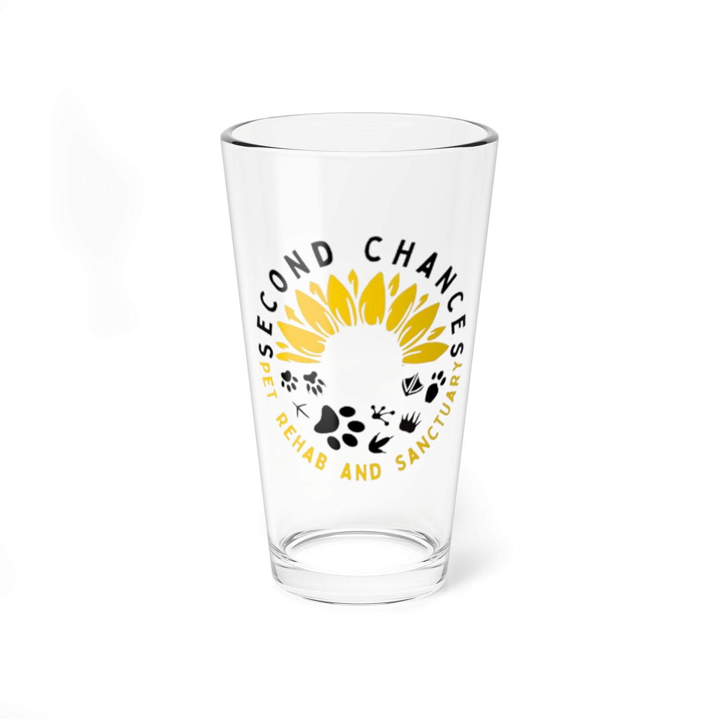 Second Chances Animal Rehab & Sanctuary 16oz Pint Glass