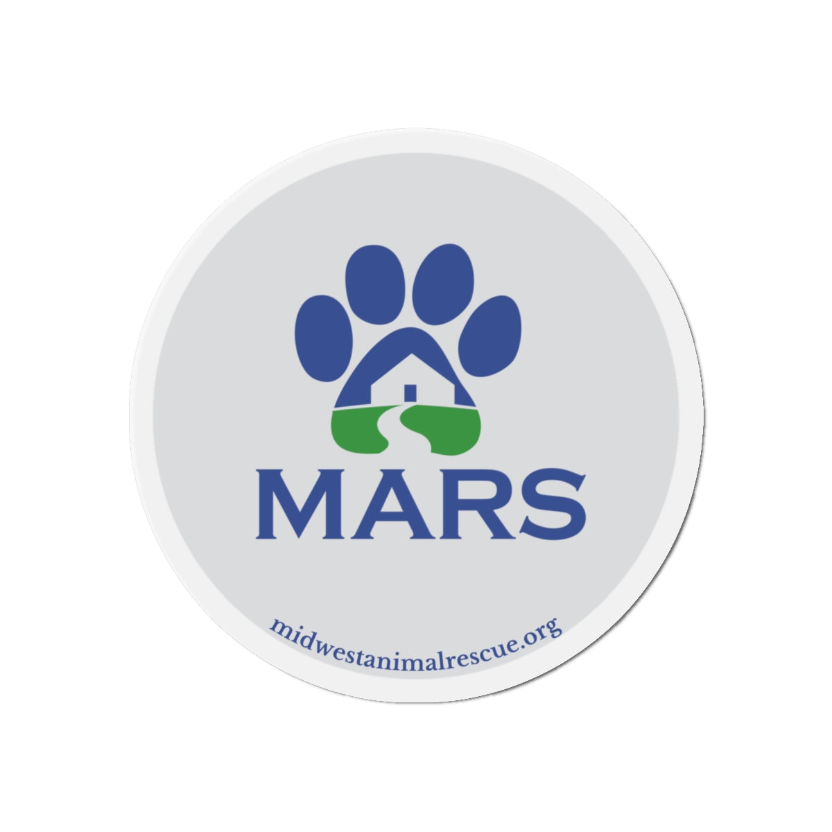 MARS Rescue Logo Magnet — Midwest Animal Rescue & Services Die-Cut Magnet