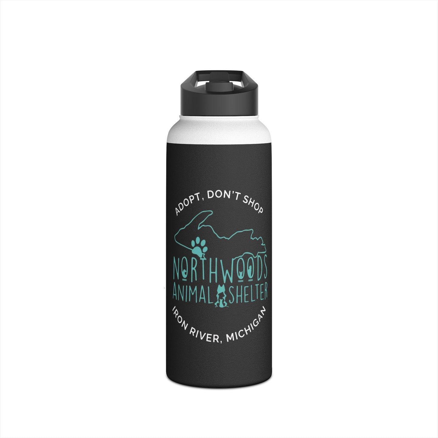 Northwoods Animal Shelter Stainless Steel Water Bottle